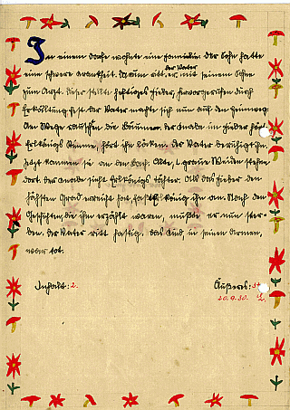 Vatis Schulaufsatz Nr. 05 von 1930