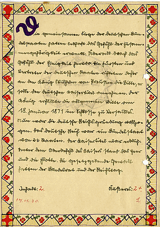 Vatis Schulaufsatz Nr. 08 von 1930