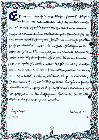Vatis Schulaufsatz Nr. 09 von 1930
