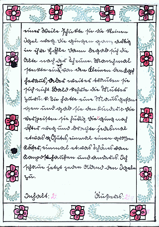 Vatis Schulaufsatz Nr. 06 von 1931
