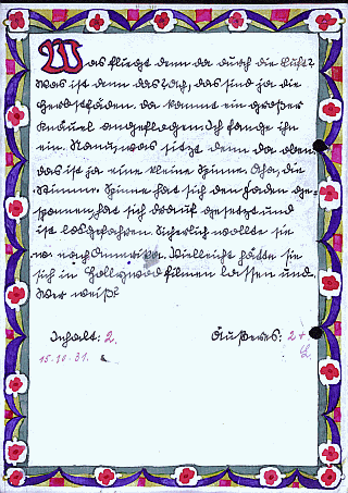Vatis Schulaufsatz Nr. 08 von 1931