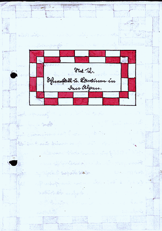 Vatis Schulaufsatz Nr. 12 von 1931