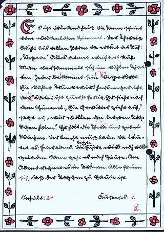 Vatis Schulaufsatz Nr. 05 von 1932