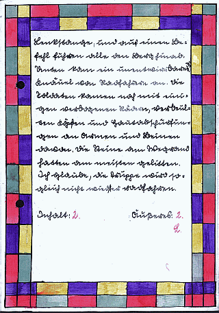 Vatis Schulaufsatz Nr. 07 von 1932