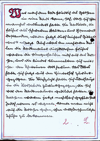 Vatis Schulaufsatz Nr. 08 von 1932