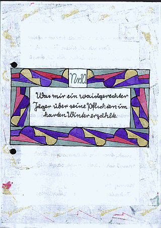 Vatis Schulaufsatz Nr. 10 von 1932